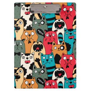 Carpeta De Pinza La multitud de gatos