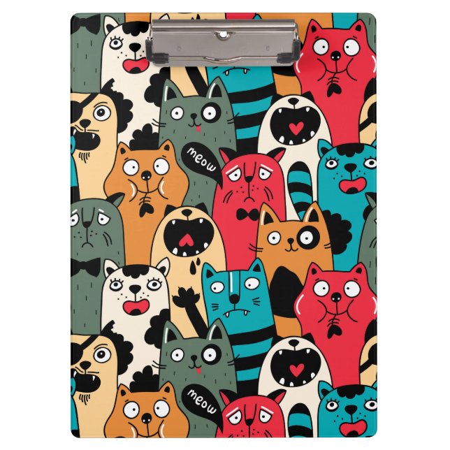 Carpeta De Pinza La multitud de gatos (Anverso)