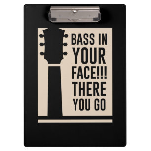 Carpeta De Pinza La Música De Guitarra En Tu Cara