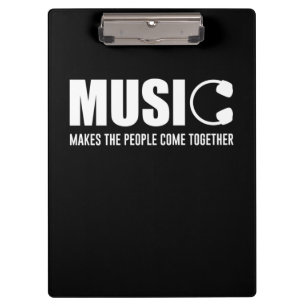 Carpeta De Pinza La música hace que la gente se una