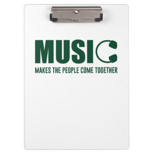 Carpeta De Pinza La música hace que la gente se una