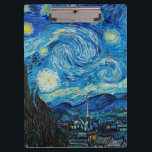 Carpeta De Pinza La noche estrellada de Van Gogh<br><div class="desc">Noche estrellada,  famosa pintura de Vincent van Gogh.</div>