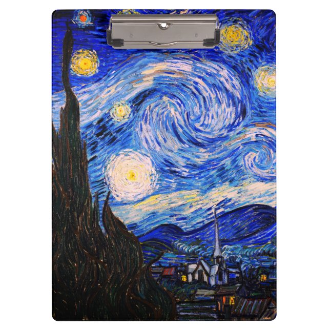 Carpeta De Pinza La noche estrellada de Vincent Van Gogh (Anverso)
