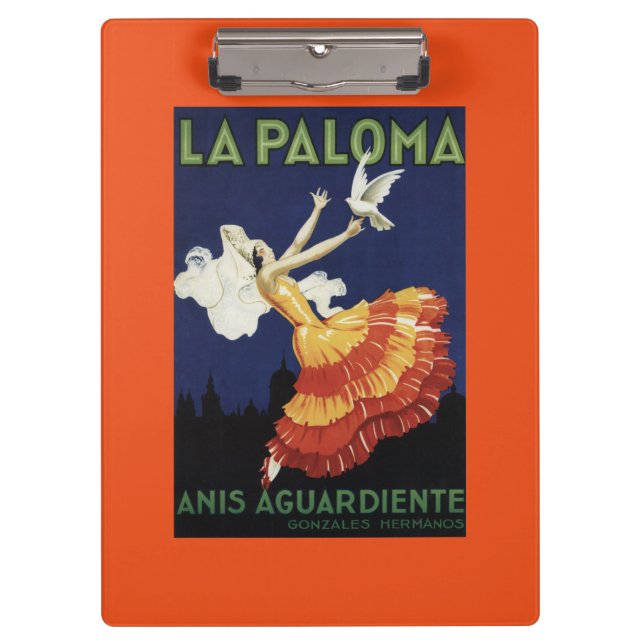 Carpeta De Pinza La Paloma - Anis Aguardiente promocional (Anverso)