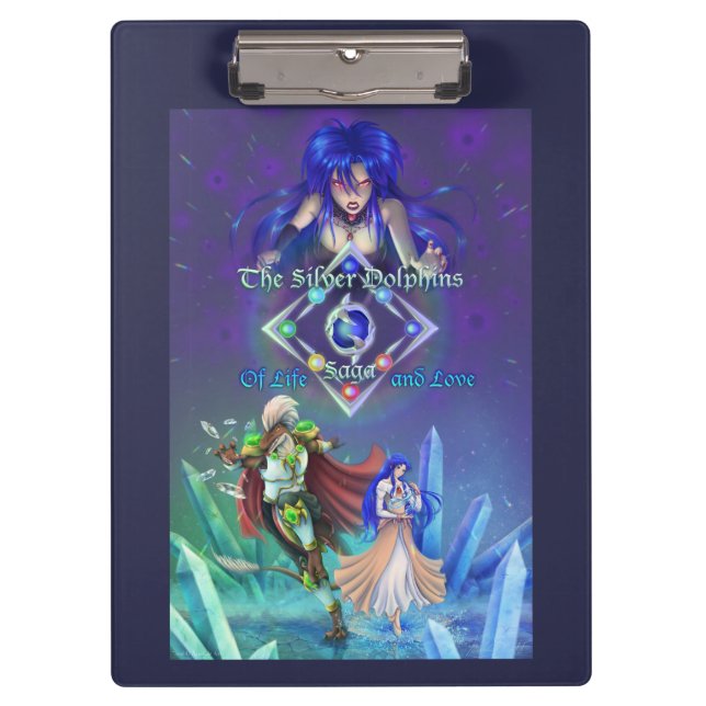 Carpeta De Pinza La saga de los delfines plateados (Anverso)