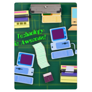 Carpeta De Pinza La tecnología retra es impresionante