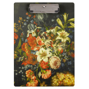 Carpeta De Pinza La vida con flores y fruta