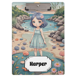 Carpeta De Pinza La vida de los peatones de playa personalizada