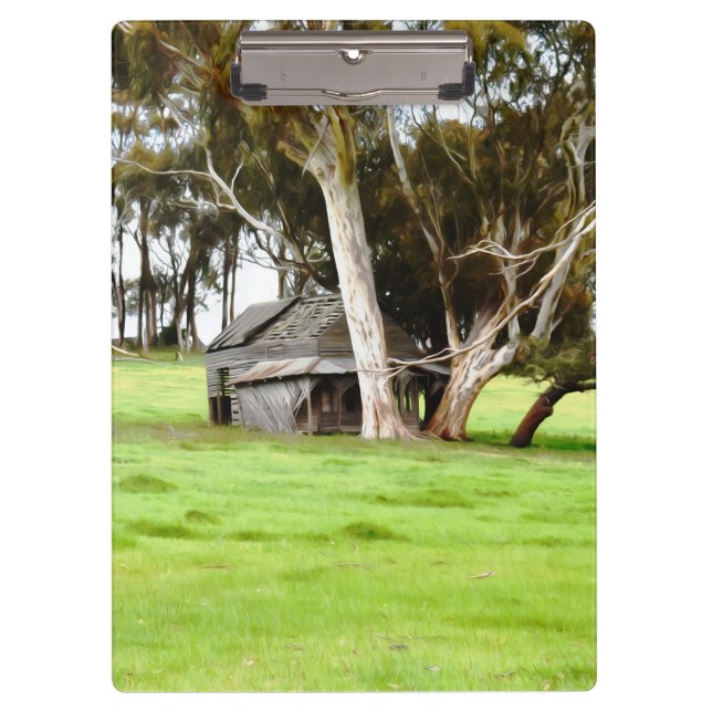 Carpeta De Pinza La vieja choza de madera (Anverso)