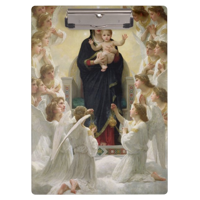 Carpeta De Pinza La Virgen con Angels, 1900 (Anverso)