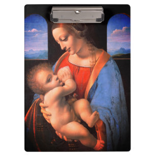 Carpeta De Pinza La Virgen María Amamantando al Niño Cristo-324