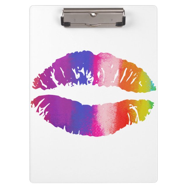 Carpeta De Pinza Labios del arcoiris (Anverso)