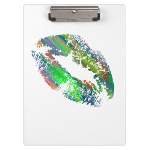 Carpeta De Pinza Labios estilizados #12