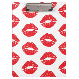 Carpeta De Pinza Labios Rojos, Labios Rojos, Beso, Patrón De Labios