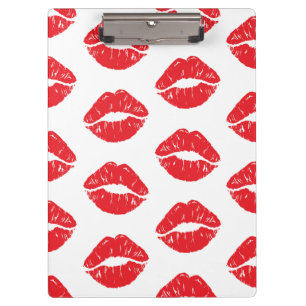 Carpeta De Pinza Labios Rojos, Labios Rojos, Beso, Patrón De Labios