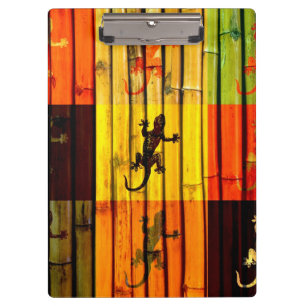 Carpeta De Pinza Lagartos Geckos de Arte Pop