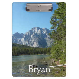 Carpeta De Pinza Lago Leigh en el Parque Nacional Grand Teton