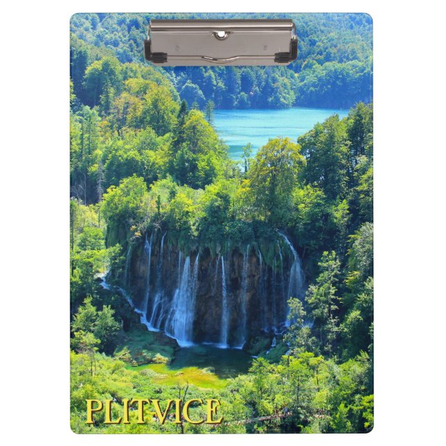 Carpeta De Pinza Lago Plitvice (Anverso)
