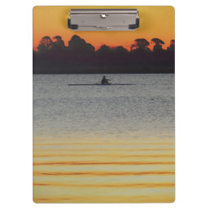 Carpeta De Pinza Lago Wendouree Calma Antes del Anochecer