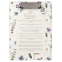 Las Bienaventuranzas Mateo 5:3–12 Escritura Floral