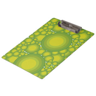 Carpeta De Pinza Las burbujas verdes