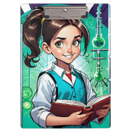 Carpeta De Pinza ¡Las chicas aman la ciencia!