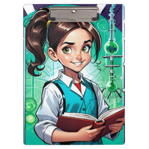 Carpeta De Pinza ¡Las chicas aman la ciencia!