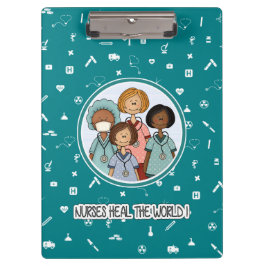 Carpeta De Pinza Las enfermeras curan el mundo