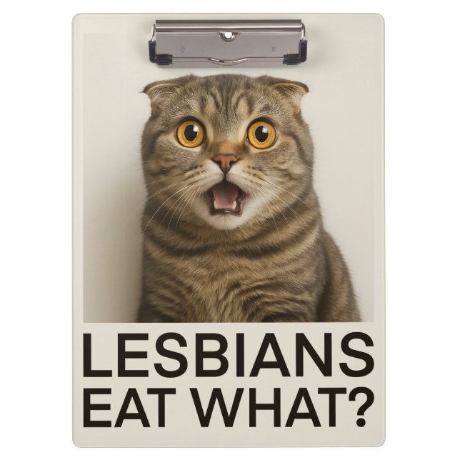 Carpeta De Pinza Las lesbianas comen qué divertido (Anverso)