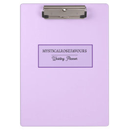Carpeta De Pinza Lavanda Rosa Personalizada