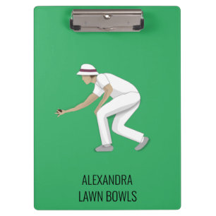 Carpeta De Pinza Lawn Bowls