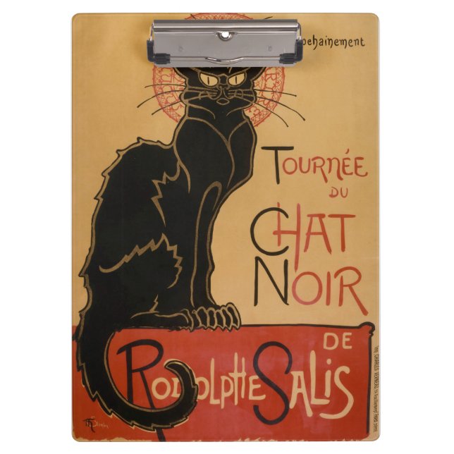 Carpeta De Pinza Le chat Noir - Steinlen (Anverso)