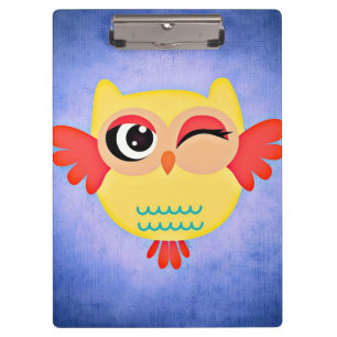 Carpeta De Pinza Lechuza Winking