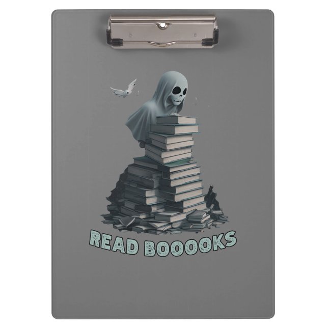 Carpeta De Pinza Leer libros, libros de lectura de Ghost (Anverso)