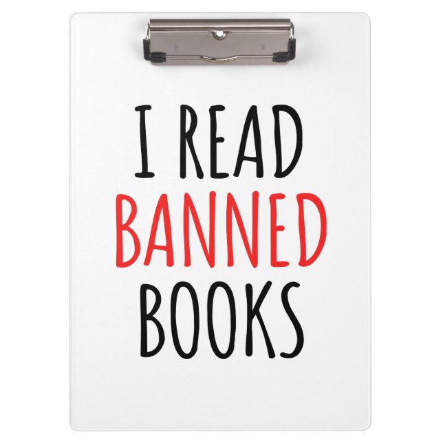 Carpeta De Pinza Leí Libros Prohibidos Cita divertida (Anverso)