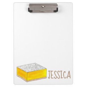 Carpeta De Pinza Lemon Square Bar Pastry Dessert Bake Sale Swee
