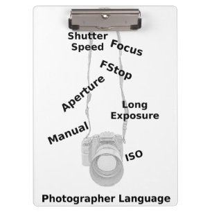 Carpeta De Pinza Lenguaje de Fotógrafo