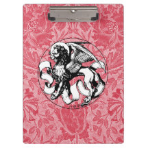 León alado del siglo XV en San Marcos