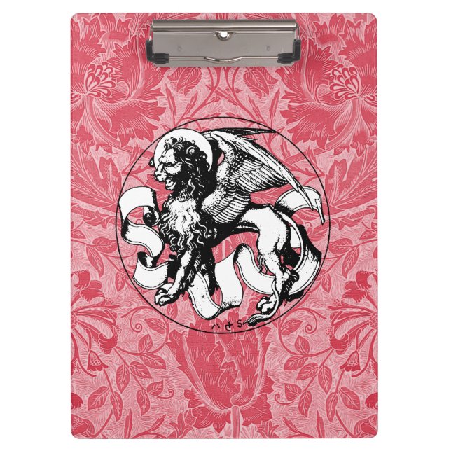 Carpeta De Pinza León alado del siglo XV en San Marcos (Anverso)