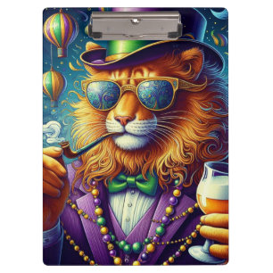 Carpeta De Pinza León/Louisiana Mardi Gras