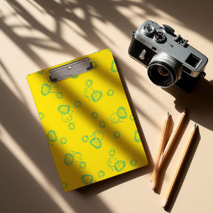 Carpeta De Pinza Leones Azafrán Kawaii y Sol – Patrón Bonito
