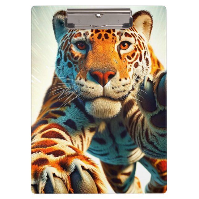 Carpeta De Pinza Leopard Art (Anverso)