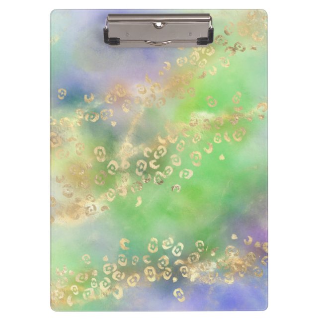 Carpeta De Pinza Leopard Paint Series Design 4 (Anverso)