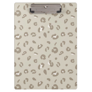 Carpeta De Pinza Leopard Pattern