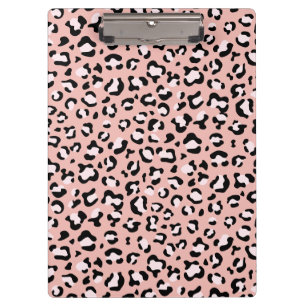 Carpeta De Pinza Leopard Print, Leopard Spots, Pink Leopard