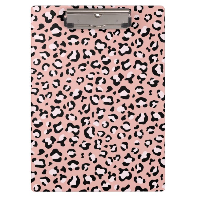 Carpeta De Pinza Leopard Print, Leopard Spots, Pink Leopard (Anverso)