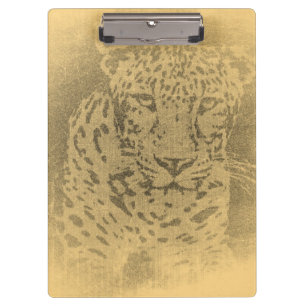 Carpeta De Pinza Leopard Vintage