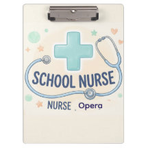 Letrero Personalizado de Enfermera Escolar Vintage