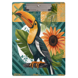 Carpeta De Pinza Leuchtender Tukan in tropischer Harmonie