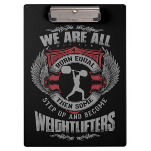 Carpeta De Pinza Levantamiento de pesas - Avanzar - Motivación de e